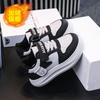 New autumn and winter sports shoes children's leather waterproof boys and girls velvet warm children running shoes tide
