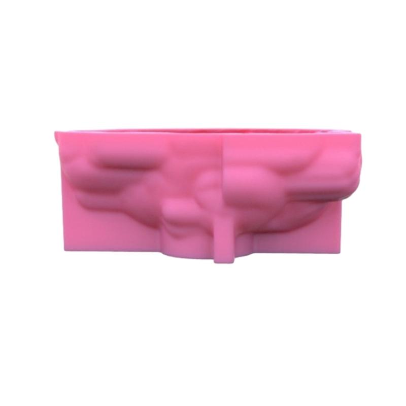 Sleeping Animal Shaped Planter Mold Flowerpots Molds Silicone Concrete Mould Hand-Making Supplies for Flowerpot Crafting