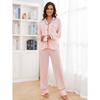 Европейский и американский модальный комплект пижамы с длинным рукавом и брюками для женщин - Осень/Зима