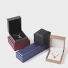 Premium PU Leather Jewelry Storage Box for Rings, Necklaces, and Earrings