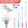 10-Pack 4-Color Retractable Ghost Claw Back Scratcher – Portable Anti-Itch Tool with Colorful Handles, Ideal Stocking Stuffer