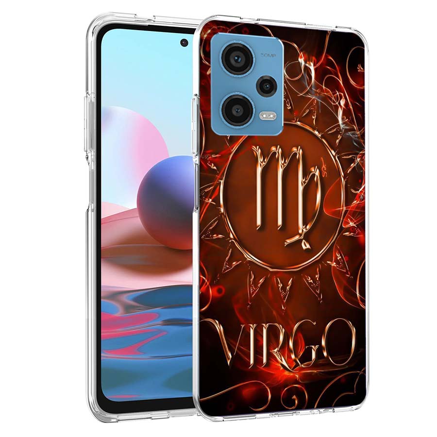 Чехол для телефона Весы Рыбы Дева Козерог Водолей Телец Для Redmi Note 13 12 14 15 Pro Plus 13R 11 11T 11E 11S 10 Pro 10S 9 9S C