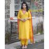 Women Designer Cotton Kurta Pant Dupatta Indian Party Wear Top Tunic Kurti Dress VSO-1744 C