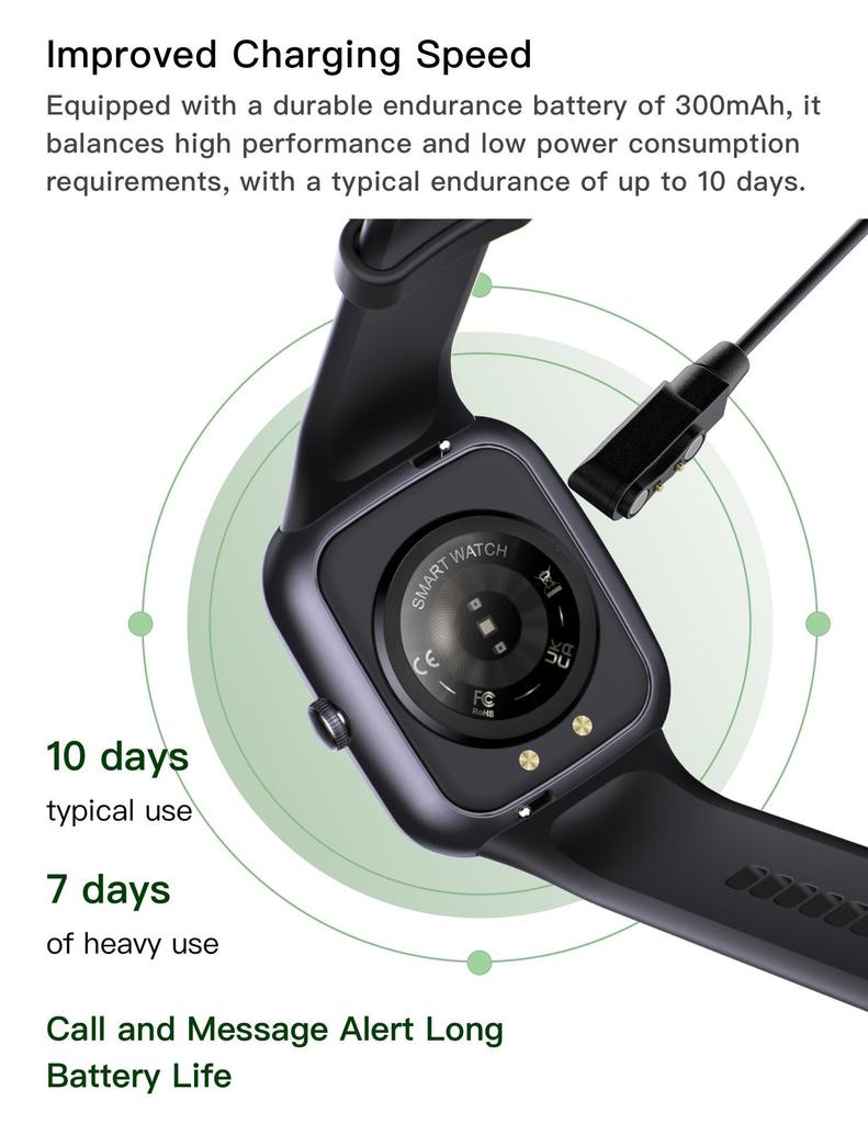 Новые умные часы унисекс AMOLED: Контролирует артериальное давление, уровень кислорода, частоту сердечных сокращений, отслеживает шаги и поддерживает звонки по Bluetooth