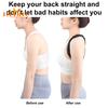 Лента-застежка для корректора осанки спины - регулируемая, пояс для коррекции горбатости, удобный пояс для поддержки спины для женщин и мужчин