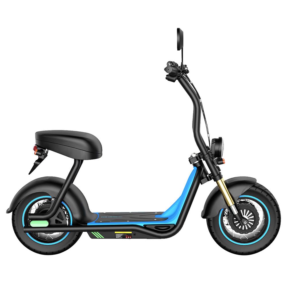 Honeywhale M5 Max Electric Scooter with Seat, 14″ Rubber Pneumatic Tires, 1000W High Power Motor, 13Ah Battery, 40km/h Max Speed, 40km Max Range