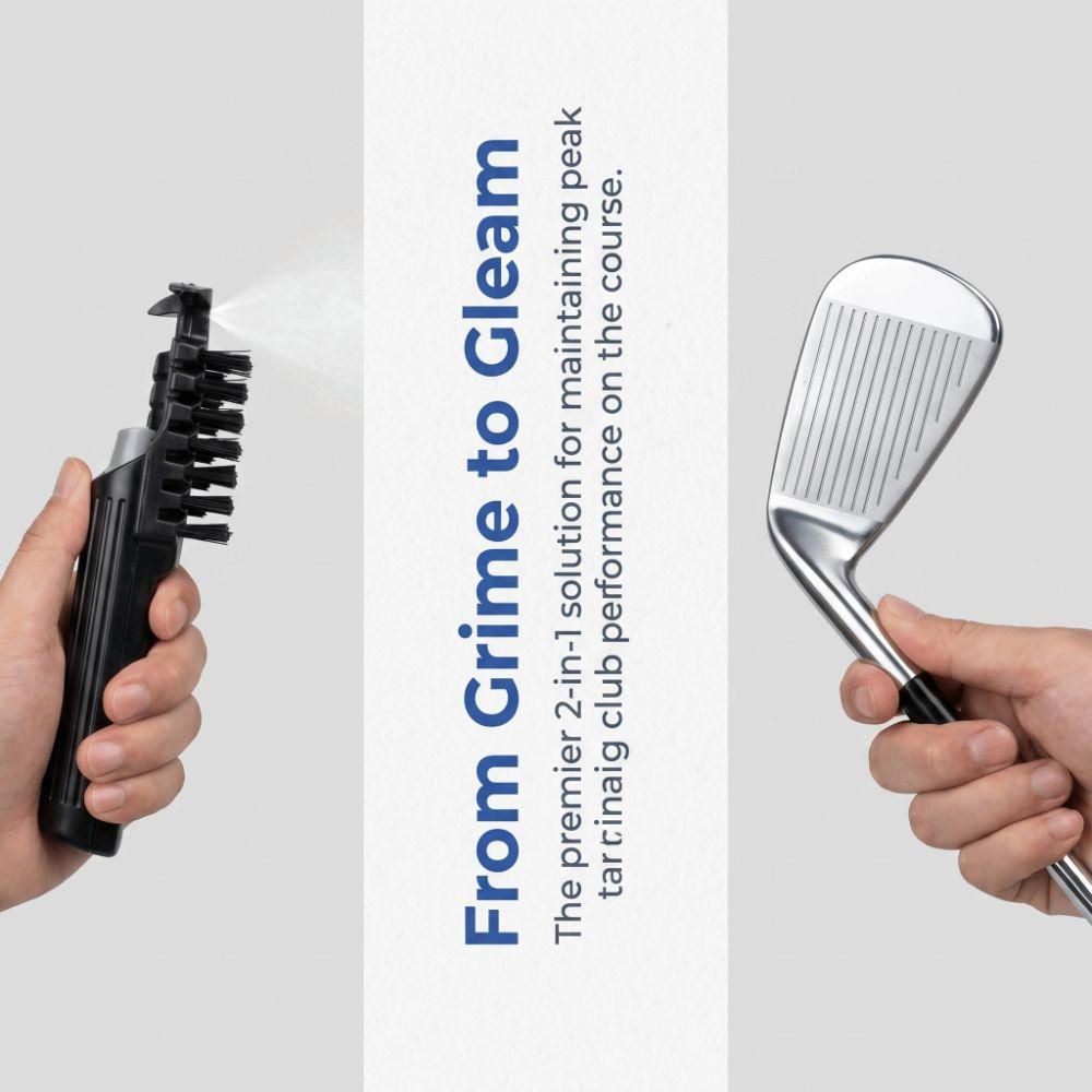 ABS Handle Golf Club Brush Detachable Bottle Cleaning Brush Golf Groove Cleaner Practice Bag