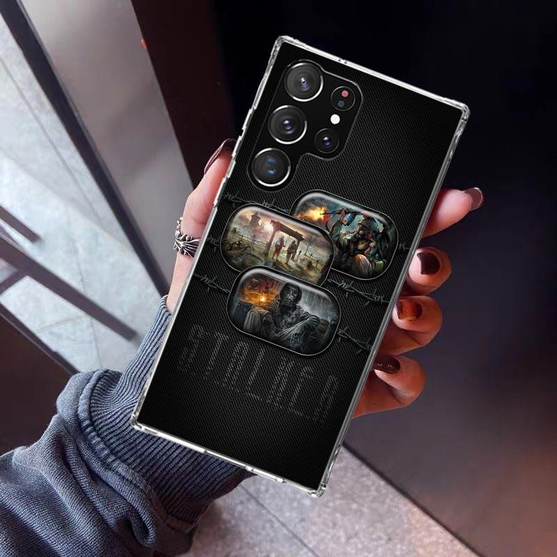 Игровой чехол S-Stalker для Samsung Galaxy S23 S24 S25 Edge S26 Ultra S22 + S21 Plus S20 FE Чехол Силиконовый Печатный Корпус Galaxy