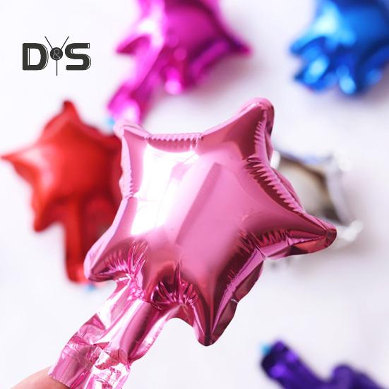 10 шт. достаточное количество пентаграмм фольгированные шары анти взрыв привлекательные сердечные праздничные шары аксессуары для дня рождения