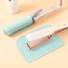 Curling Iron Heat Resistant Mat Anti-slip Silicone Rectangle Portable Flat Iron Hair Straightener Hair Styling Hot Tools