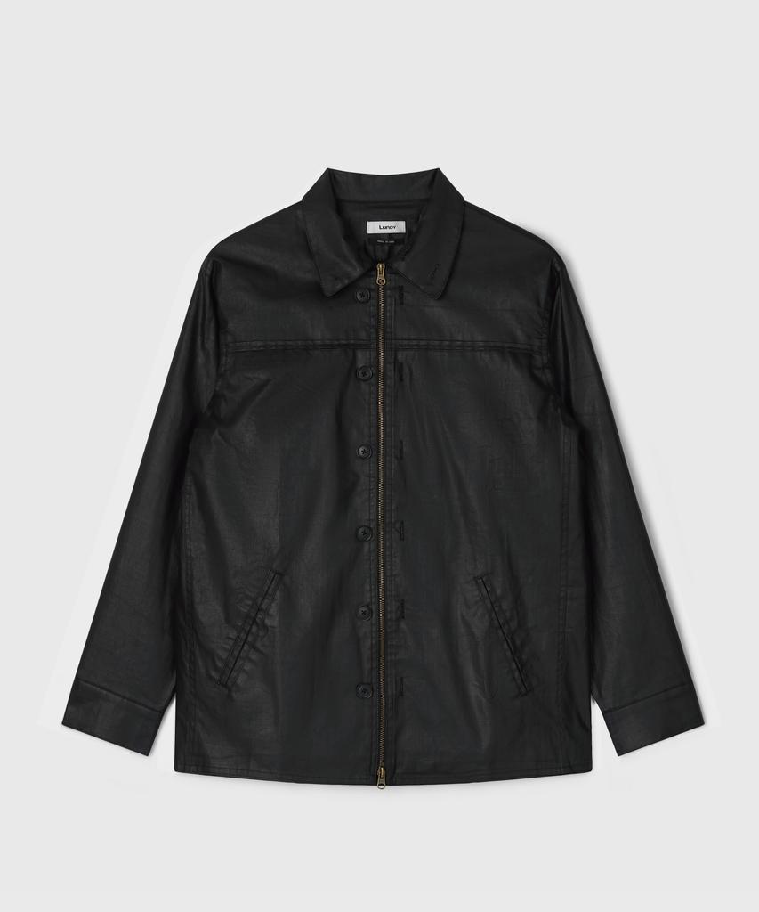 LUNDY Mid-Wax Utility Jacket - Black