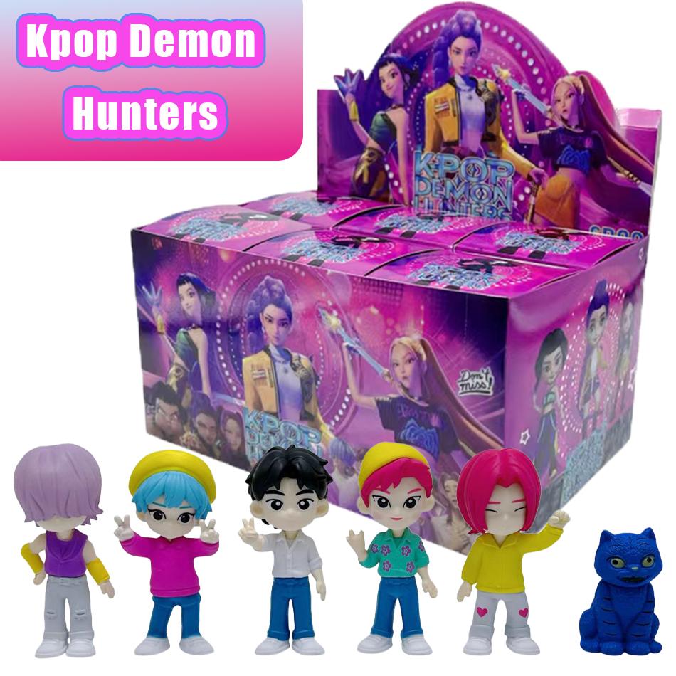 Новая фигурка Kpop Охотники на демонов, игрушка, ПВХ модель, мультяшная, игровые аксессуары, украшение для стола, коллекционная кукла, подарок для детей