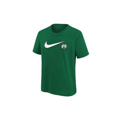 X NBA Collaboration Круглый вырез Удобная, приятная для кожи Простая футболка с коротким рукавом Детские топы Зеленый 3Z2B7NBBQ-CEL