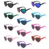 Cosplay Heart Sunglasses UV400 Protection Beach Shades Cute Party Glasses  for Women