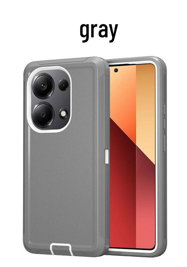 Защитный чехол для телефона Redmi Note 13 Pro и POCO M6 Pro с защитой от падений и полным покрытием