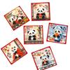 6pcs Cute New Year Panda Red Envelopes Traditional Lucky Money Packets  Lunar New Year Gifts