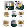 Grains Organizers 6 Compartment Rice Dispenser Sealed Dry Cereal Bucket Convenient Kitchen Storage Container