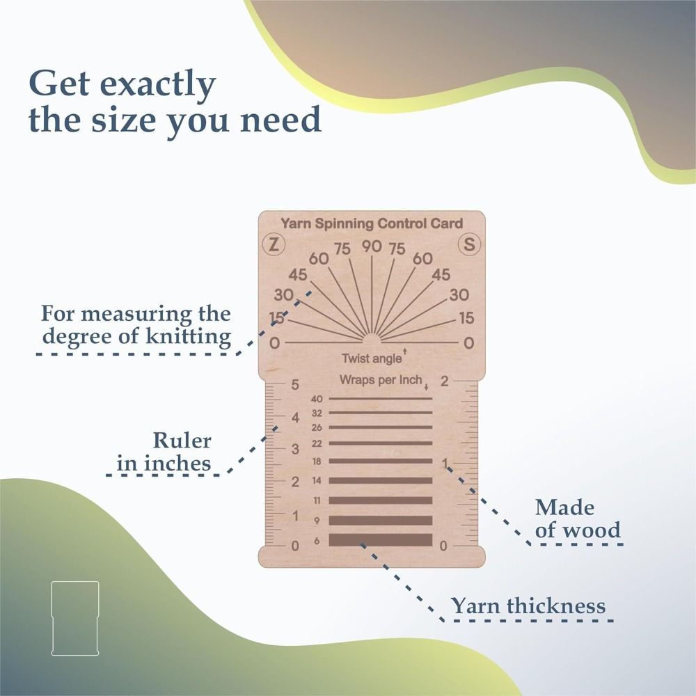 Правило измерения ниток для вышивания, оберточные прядильщики, измерительные инструменты для пряжи, измерительная игла для вязания