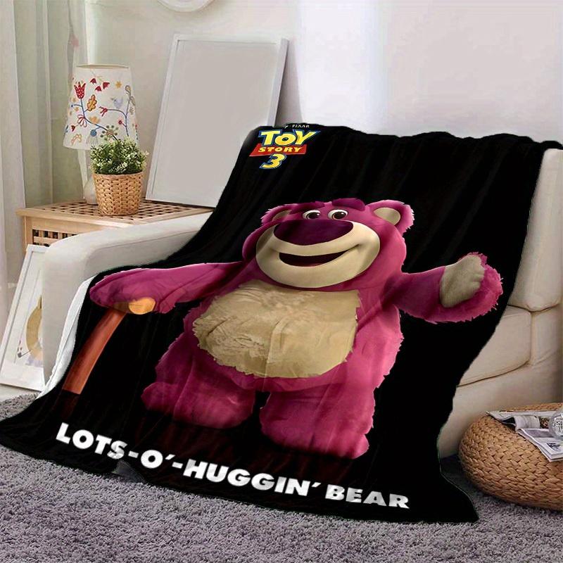 1pc, Toy Story 3 Lots-O-Huggin' Bear Blanket Home Decor, Couch Blanket, Outdoor Blanket, Gift Idea, Flannel Throw, Suitable for Bedroom