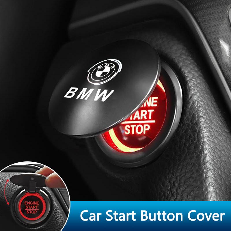 ABCDER1Car One-click Start Button Protection Cover For BMW M Emblem E46 E36 E34 F10 E90 F30 E60 F30 E53 E92 E87 Decoration Accessories