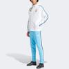 Adidas Sport Performance Argentina Team Three-Stripe Colorblock Long Sleeve Hooded Jacket Men Outerwear White IU2138