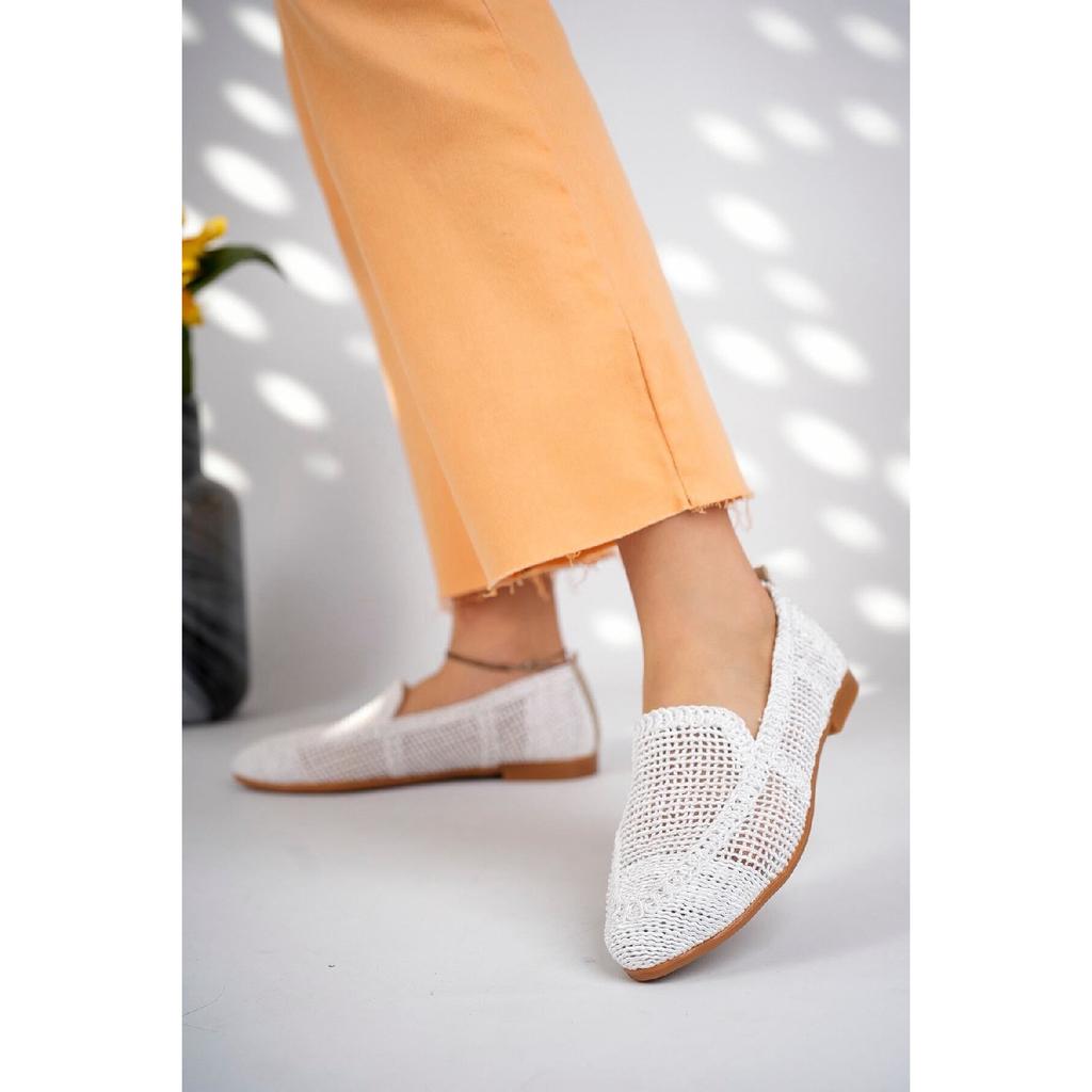 Женские вязаные балетки Женская обувь Повседневная обувь Норка