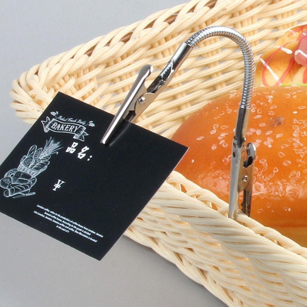 7-дюймовый длиннохвостый металлический провод, зажим типа «крокодил», держатель для заметок, подставка, аксессуары для украшения рукоделия