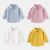2023 Spring Boys' Pocket Long-Sleeve Shirt - Baby Casual Top