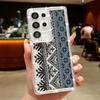 Винтажный чехол с принтом тотема для Samsung Galaxy A56 A55 A54 A36 A15 A16 A26 5G S25 Edge S24 S22 Ultra S23 FE Бриллиантовый ТПУ чехол для телефона