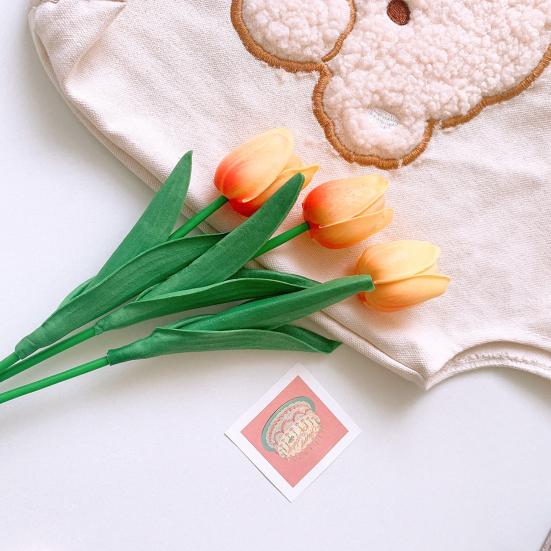 Искусственные цветы, яркий реквизит для фотографий, красивые, практичные, настоящие сенсорные цветы, букет тюльпанов, товары для вечеринок