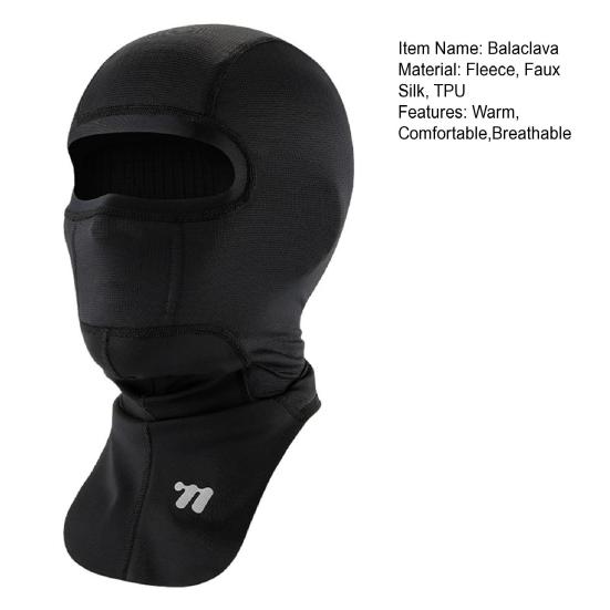 Зимняя Балаклава для катания на лыжах, флисовая теплая флисовая подушка для лица, подшлемник для шеи и капюшона для холодной погоды