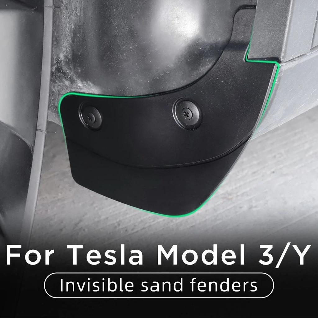 Для Tesla Model 3 2020-2025 / Model Y 2020-2025 Задние брызговики Комплект грязевых крыльев Аксессуары для модификации автомобиля