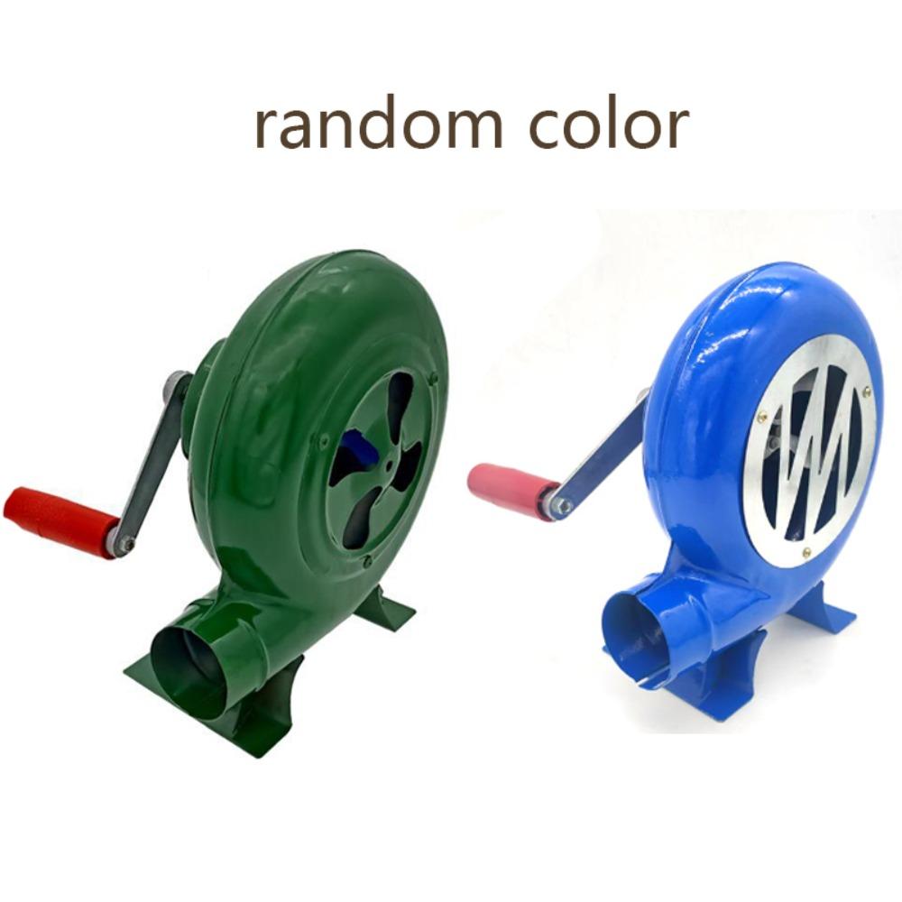 BBQ Picnic Household Blower Hand Crank Fan Manual Barbecue Booster Grill Fire Starter Air Blower
