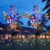 24 LED Garden Butterfly Solar Light Patio Yard Lawn Waterproof Stake Lamp Party