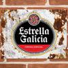 ESTRELLA GALICIA Металлические Знаки Манкейв Паб Сарай Бар Лагерное Пиво Винтажный Жестяной Знак Великобритания
