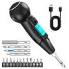 Kemiuu Electric Screwdriver New Rechargeable Electric Manual LED Easy To Perfect for Home Day Suitable for Women and Charging Cable Included [2025