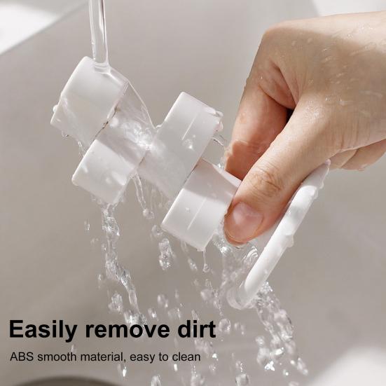 Подставка для зубных щеток, держатель для кистей для макияжа с противоскользящим основанием, вращающаяся на 360 градусов, подставка для хранения зубных щеток в ванной комнате.