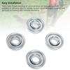 4PCS Heavy Duty Mower Shaft Bearings Silver Ball Bearing Replacement Wheel Drive Mower Bearings