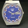ВИНТАЖНЫЕ МУЖСКИЕ ЧАСЫ SEIKO 5 AUTOMATIC 6319A ЯПОНИЯ С СИНИМ ЦИФЕРБЛАТОМ a701436-5