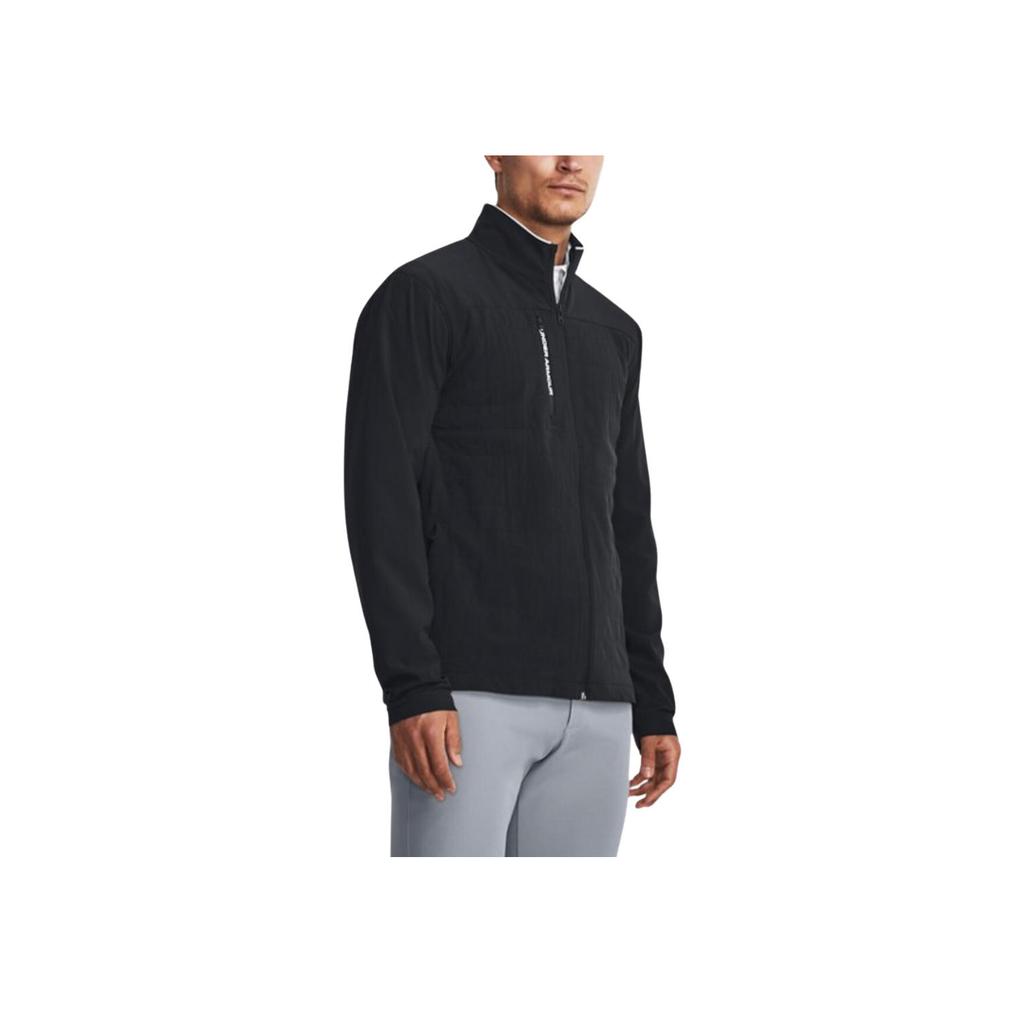 Under Armour Мужская куртка для гольфа Storm Revo Solid, черная 1379721-001