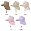 Wide Brim Children's Fisherman Hat Lightweight UV Protection Hat Cartoon Kids Sun Hat  4-8 Years