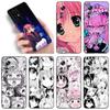 Хентай Harajuku аниме девушка чехол для телефона для Xiaomi Mi A2 8 9 SE Note 10 10T 11 12 Lite 9T 11T 12S 12T Pro A3 6X 12X черный чехол