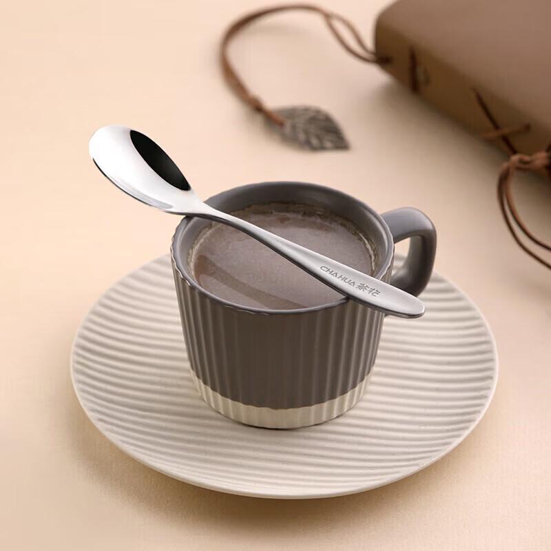 CHAHUA 304 Stainless Steel Long Handle Dining Spoon