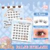 6-Row 3D Faux Mink Lash Natural Look Fake Eyelash Long Lasting False Eyelashes  Personal Care