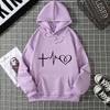 European and American Hot Casual Versatile Letters Loose Hooded Trendy Women's Clothing