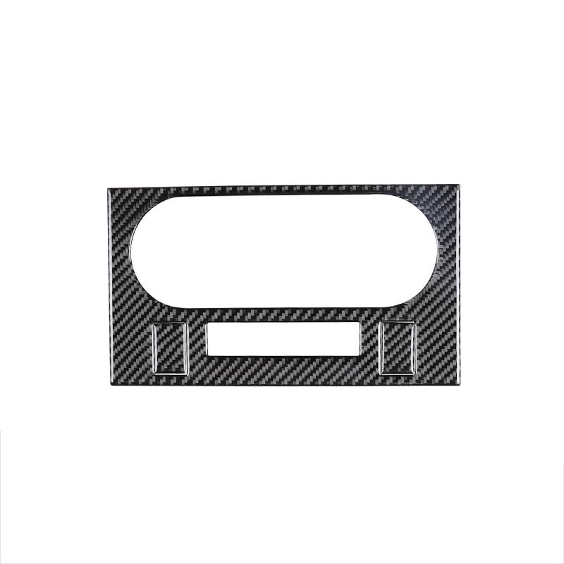 Углеродное волокно, автомобильный кондиционер, поворотная кнопка, наклейка на панель для Dodge Challenger 2008-2014, автодекор