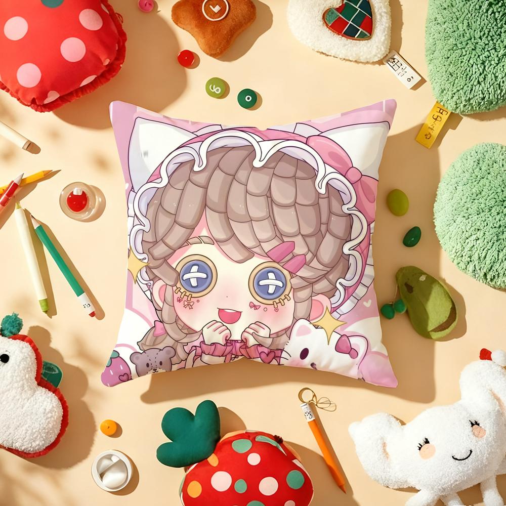 1PC Game IIdentity V Cushion Cover Plush Fabric Soft DoubleSided Printed Sofa Warm Winter Home Gift Pillow Cover
