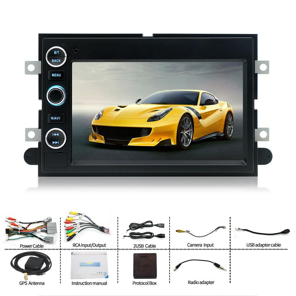 7 Inch Android 13 For Ford F150 2005-2009 No DVD Car Wireless Carplay & Android Auto With IPS Touch Screen 4G WIFI BT 5.0