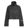 Fos Series Fashion Simple Loose Versatile Stand Collar Jacket Women Jacket Carbon-Black JM4271