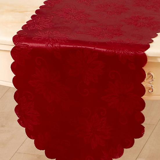 Дорожка на стол Изысканная поверхность Износостойкая Мягкая Удобная Модная Защищает Стол Улучшает Атмосферу Свадебный Банкет Рождественская Дорожка на Стол Принадлежности